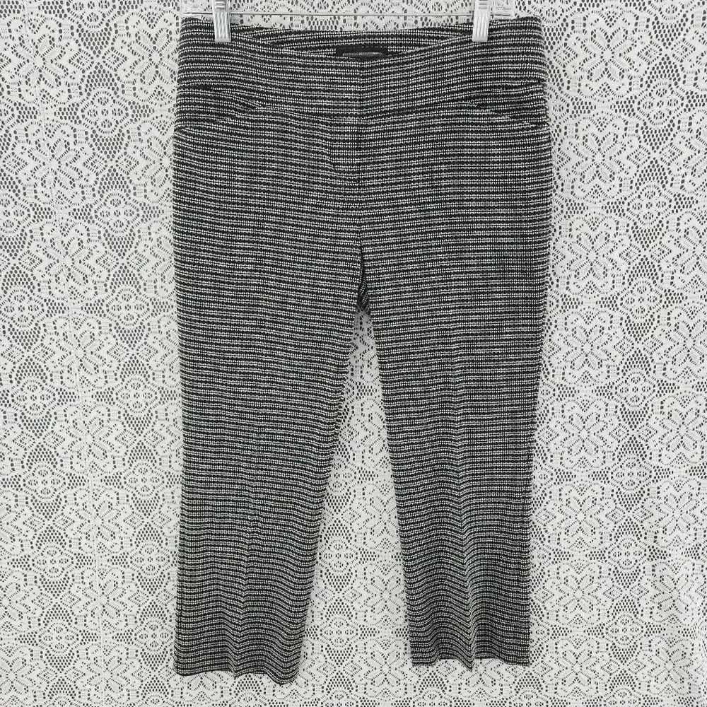 Express pattern textured crop women's pants 6
